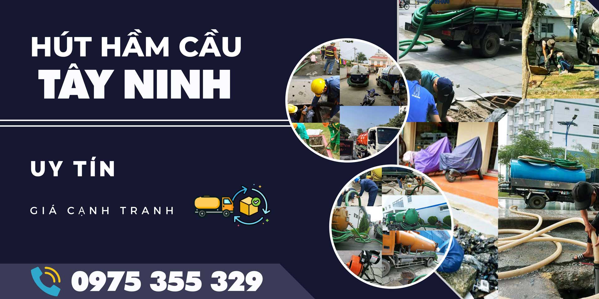 Dịch Vụ Hút Hầm Cầu Giá Rẻ - Nhanh Chóng - Sạch Sẽ Tại Tây Ninh