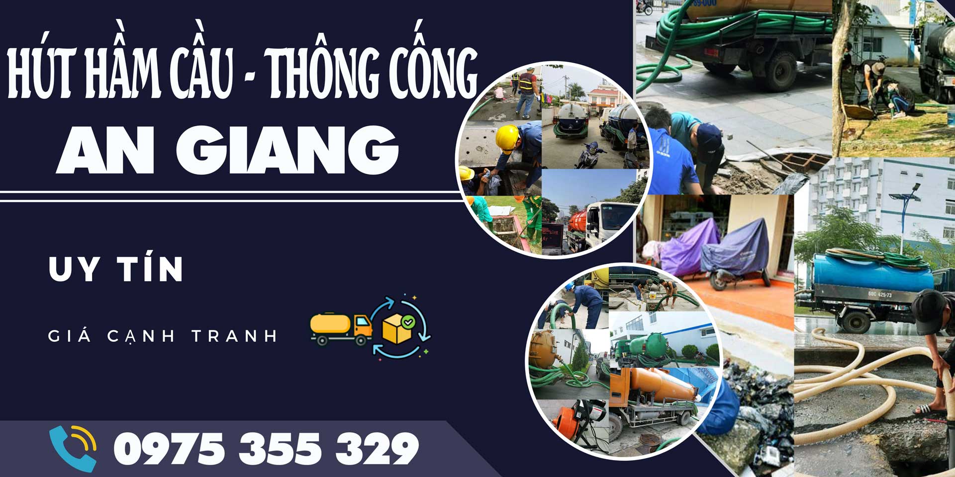 Dịch Vụ H&uacute;t Hầm Cầu An Giang Gi&aacute; Rẻ, Sạch Sẽ Đ&aacute;y Hầm Nhanh Ch&oacute;ng 24/7