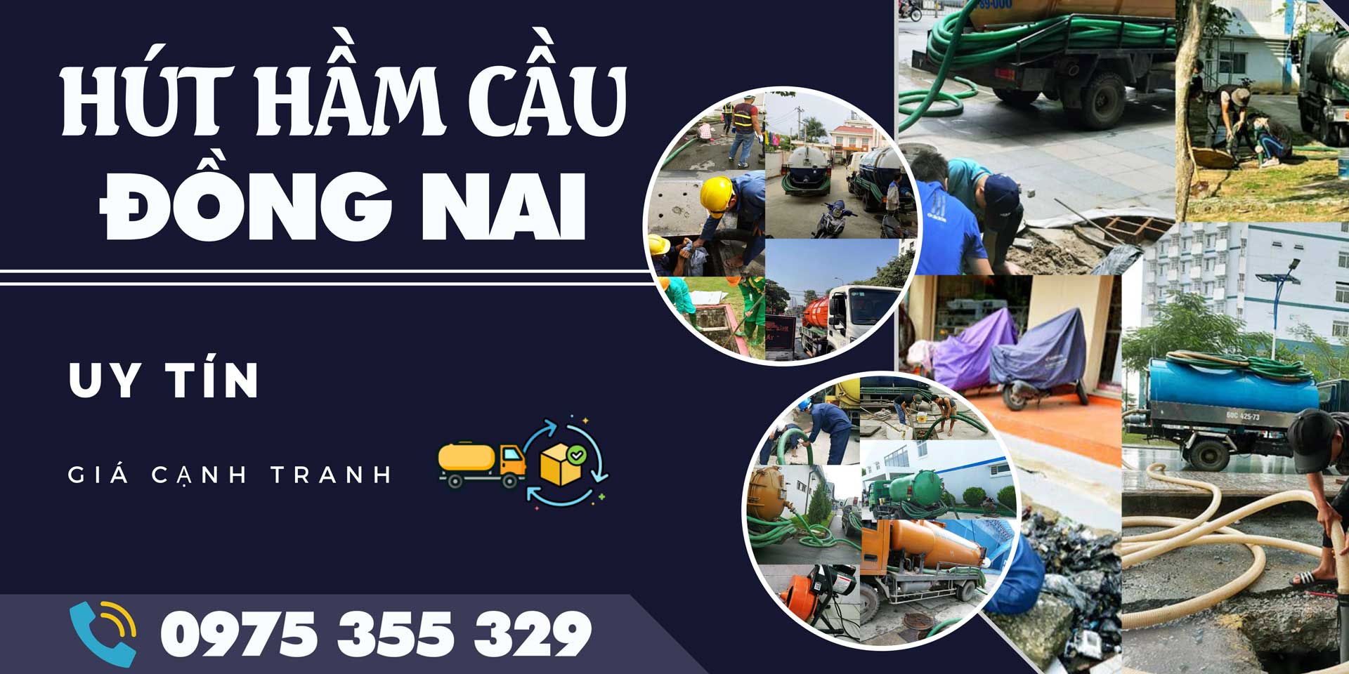 Dịch Vụ Hút Hầm Cầu Tại Đồng Nai Giá Rẻ - Sạch Sẽ Đáy Hầm - Nhanh Chóng