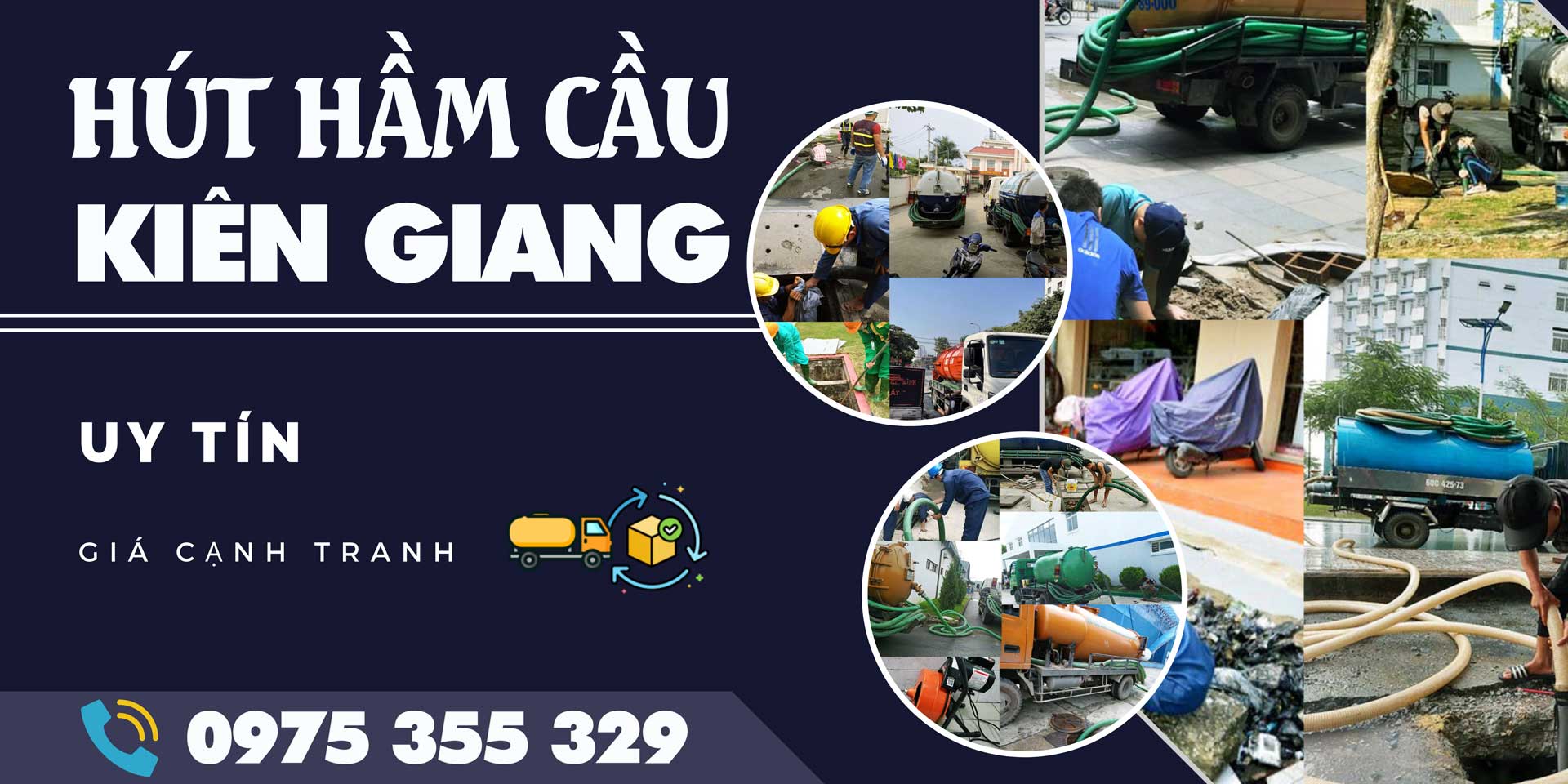 Dịch Vụ Hút Hầm Cầu Kiên Giang Giá Rẻ - Nhanh Chóng - Sạch Sẽ Đáy Hầm