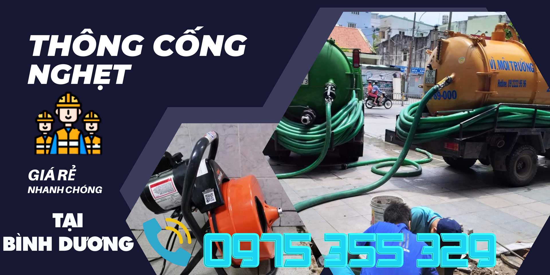 Dịch Vụ Thông Cầu Cống Nghẹt Giá Rẽ - Sạch Sẽ - Nhanh Chóng Tại Bình Dương