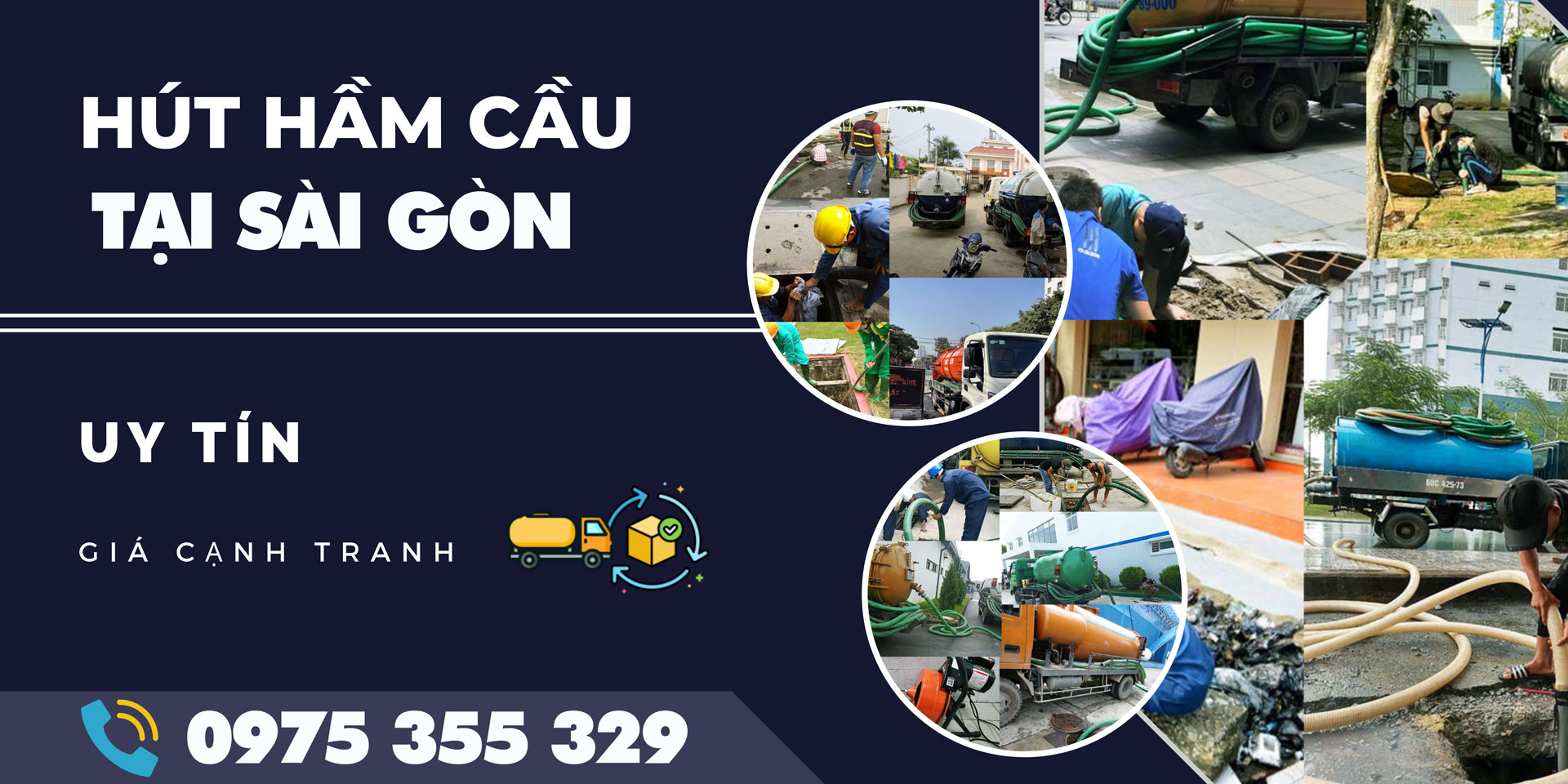 Dịch Vụ Hút Hầm Cầu Tại TP Hồ Chí Minh Giá Rẻ - Sạch Sẽ Đáy Hầm - Nhanh Chóng